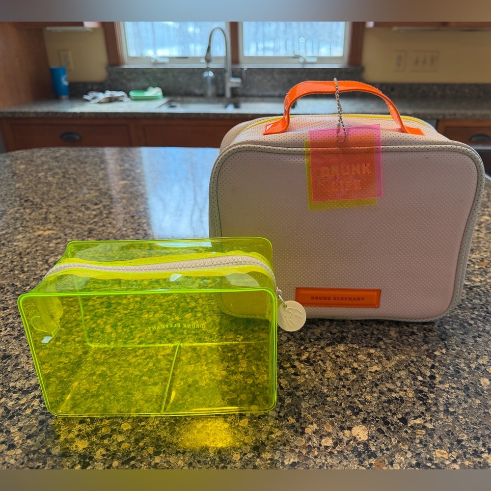 Drunk Elephant skincare and cosmetics cases